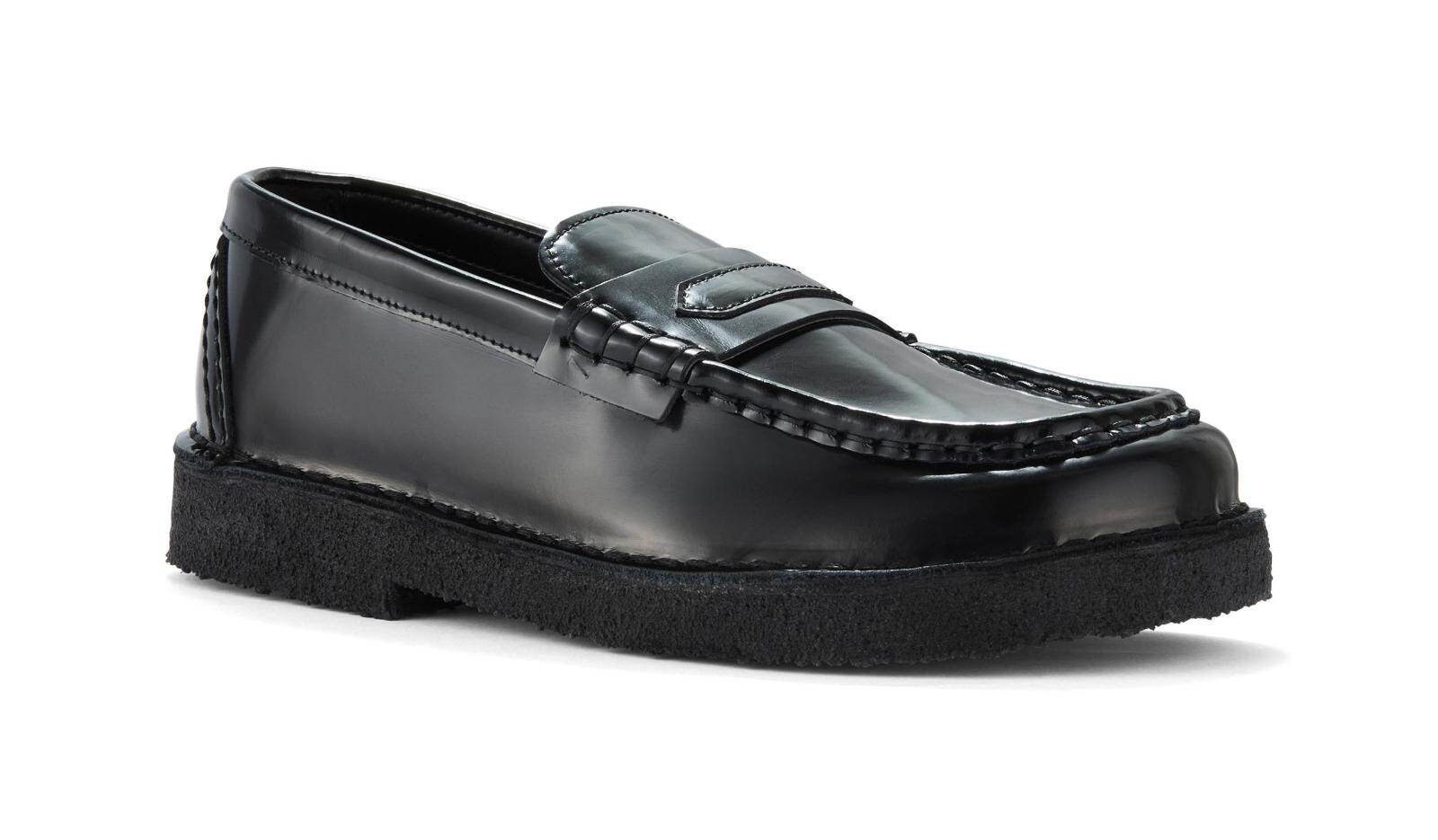 新品【クラークス】レザーローファー　レアなデザイン Clarks Splend Edge / スプレンドエッジ （ブラックレザー