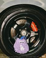 ”モップ生地”目玉付きハンドバッグ、ザ スタンド フール ソー グッズで｜写真6