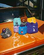 ”モップ生地”目玉付きハンドバッグ、ザ スタンド フール ソー グッズで｜写真16