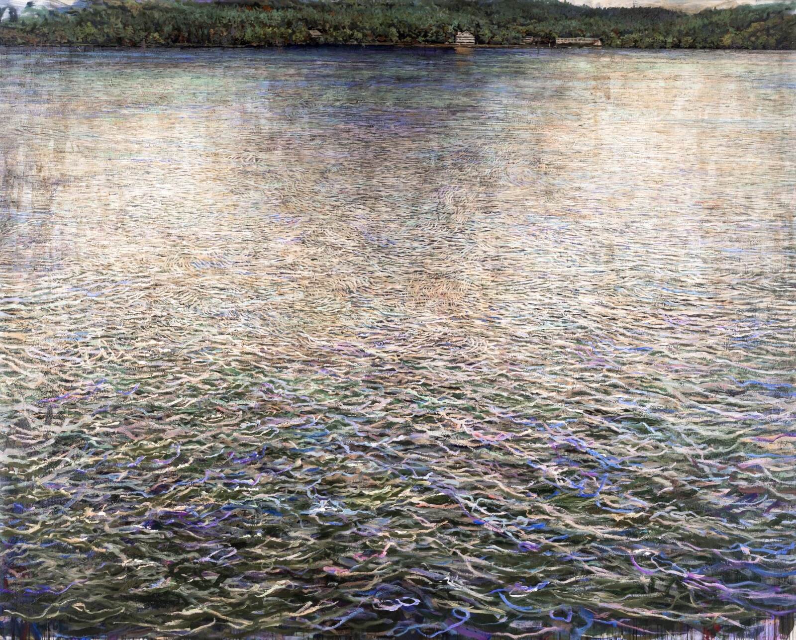 水野暁 《Surface Layers and the Depth／榛名湖》 2022年〜(制作途中)