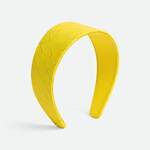 ボッテガ・ヴェネタ“編み込みレザー”カチューシャ、華やかなマルチカラーやイエロー｜写真1