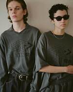 アンブロ×ジエダ、“剥がれロゴ”のヴィンテージ風ゲームシャツやスウェットパンツ｜写真14