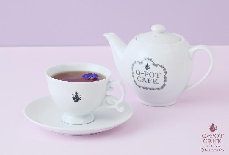 Q-pot CAFE.2号店が東京・日比谷に、“劇場”テーマのすみれ色アフタヌーンティー＆パフェ｜写真16