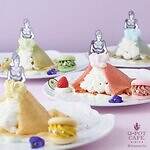 Q-pot CAFE.2号店が東京・日比谷に、“劇場”テーマのすみれ色アフタヌーンティー＆パフェ｜写真11