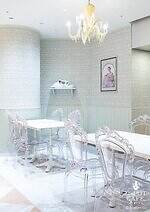 Q-pot CAFE.2号店が東京・日比谷に、“劇場”テーマのすみれ色アフタヌーンティー＆パフェ｜写真36