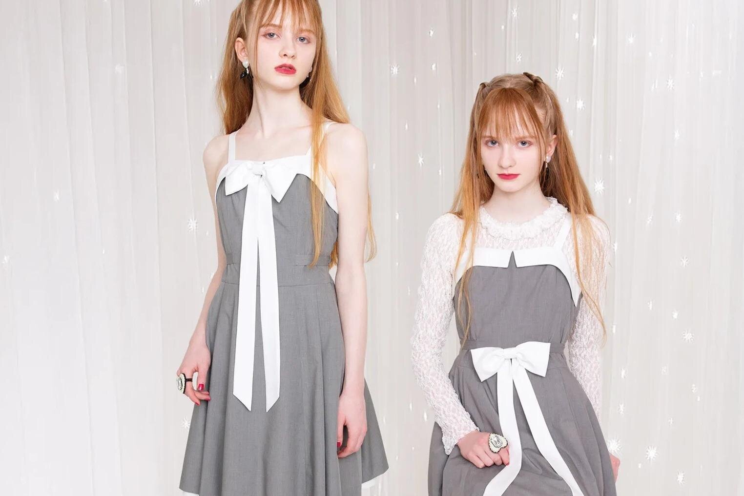 ミルク25年秋、“取り外せる”リボン付きフレアドレス＆フリル配したラメショルダーバッグ
