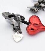 ミルク“まるでお菓子”なジュエルストーン付きリング＆ぷっくりメタリックハートのイヤリング｜写真2