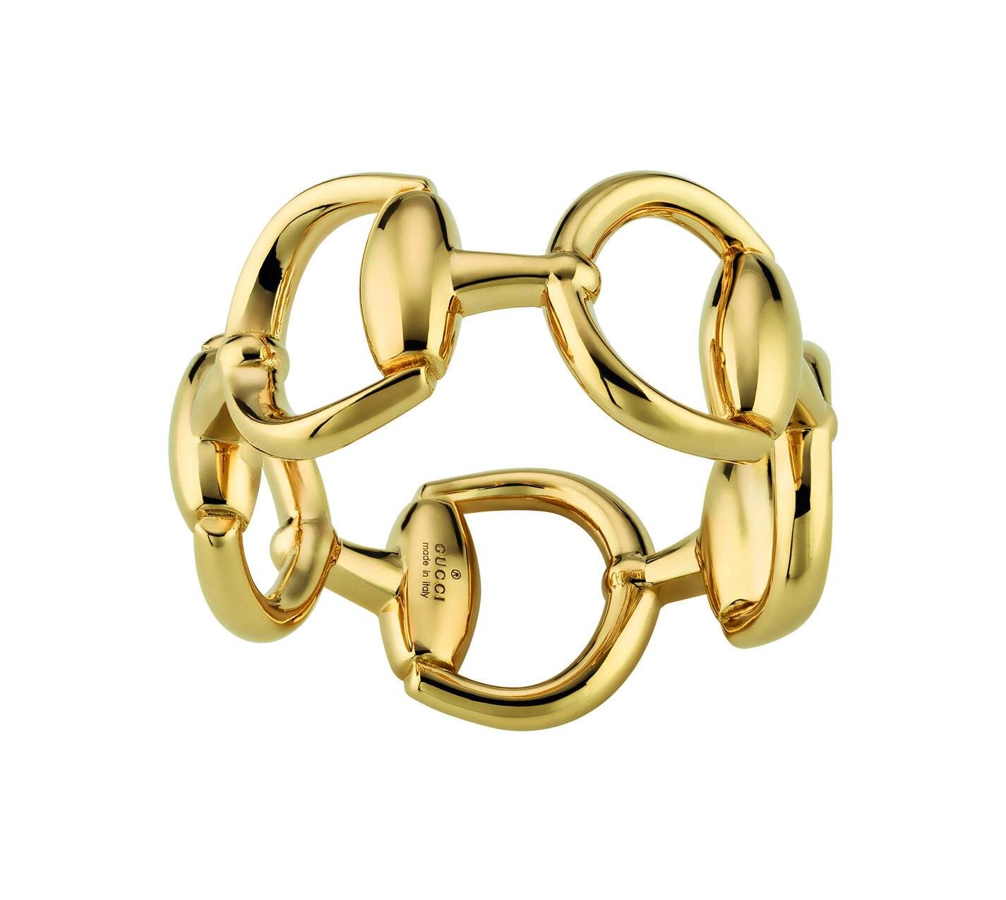 25新 GUCCI ホースビット 18K ドロップピアス イエローゴールド グッチ ホースビット〕18K ドロップピアス18K イエローゴールド