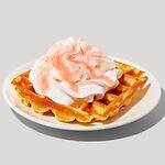 スターバックス夏スイーツ第4弾は“桃尽くし”！ピーチソース＆ホイップで味わうワッフルとチーズケーキ｜写真2