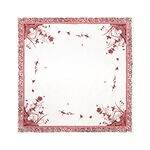 マメ クロゴウチ“初期伊万里”に着想したボタニカル柄シルクスカーフ、直営店限定で｜写真1