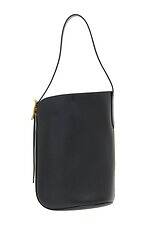 J&M デヴィッドソン フォー クラネ“矢筒着想”バケットバッグ、型押しレザー＆ベルト用バックル付き｜写真2