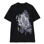 ワイルドサイド ヨウジヤマモトのTシャツ”日本画風”コラージュ