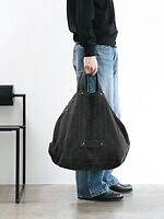 セブンバイセブン”ダークブラウン”スエードのトートバッグ、アーバンリサーチ限定で｜写真3