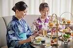 浴衣で楽しむ南仏リビエラ風アフタヌーンティー＆マンゴーかき氷、フォーシーズンズホテル東京大手町で｜写真1