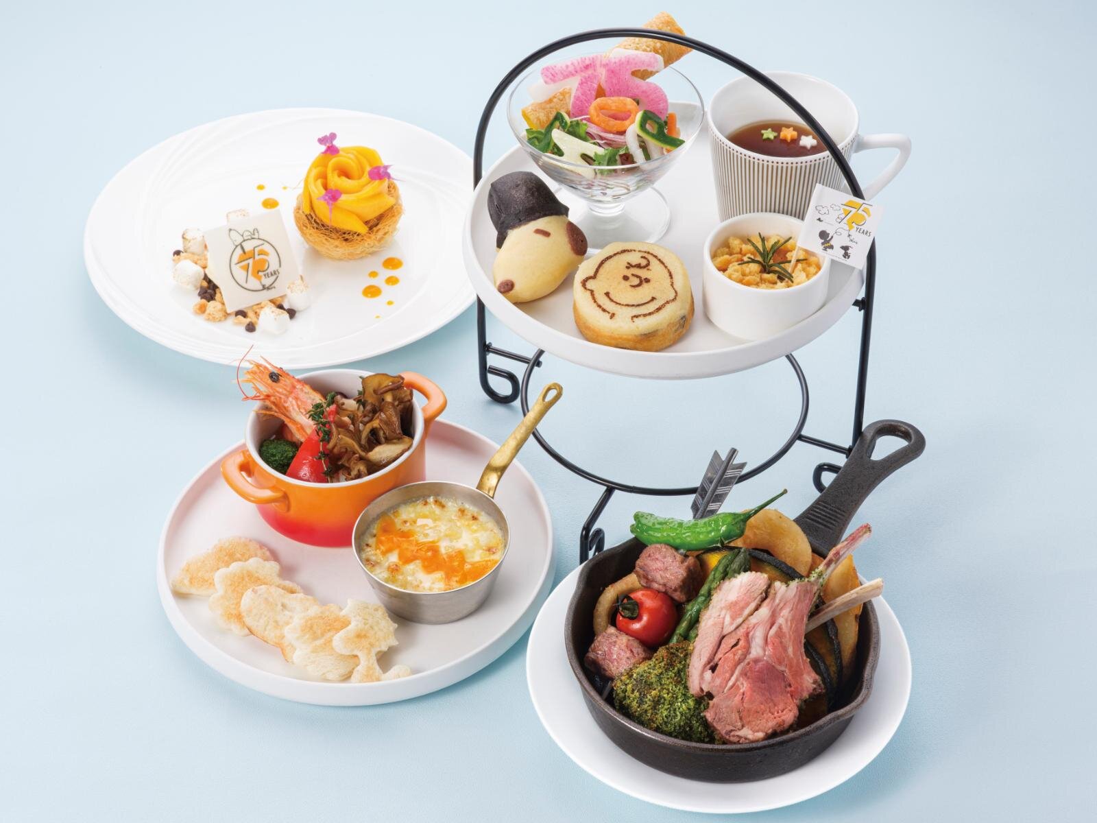 「ザ セレブレーションコース ～ハピネス イズ 75イヤーズ オブ ピーナッツ～」12,000円(サービス料込)オリジナルグッズ付き