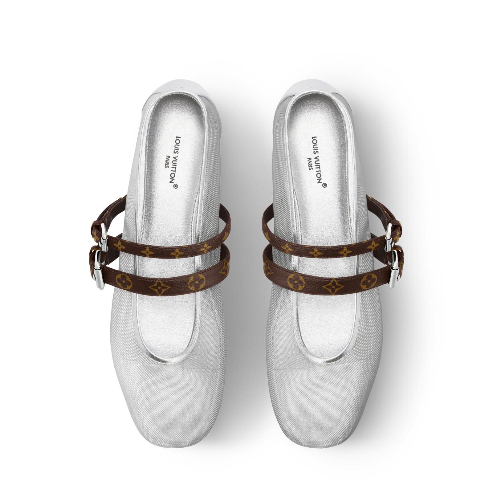 ルイヴィトン モノグラム バレエシューズ 38 1/2 ルイヴィトン モノグラム バレエシューズ 38 1/2（LOUIS VUITTON