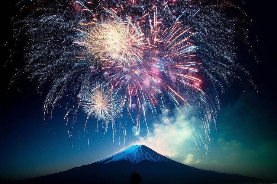 富士山｜「山中湖花火音楽祭 2025」山梨・山中湖で、日本最高峰の花火師集団が約10,000発を打ち上げ