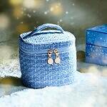 よーじや25年クリスマスコフレ、“ツイード生地”のポーチ付きスキンケアセット＆ミニ香水セット｜写真4