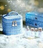 よーじや25年クリスマスコフレ、“ツイード生地”のポーチ付きスキンケアセット＆ミニ香水セット｜写真3