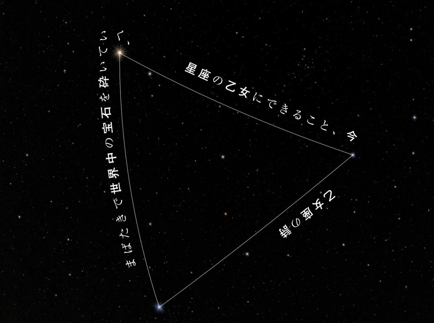 押上・プラネタリウム天空×詩人・最果タヒ、星が輝く夜空に浮かんでは消えていく詩｜写真2