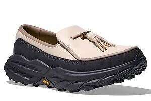 ホカ“ローファー風”厚底スニーカー、ナチュラルカラー＆ブラウンの新色