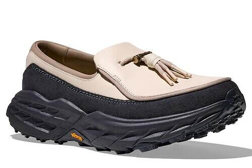 ホカ“ローファー風”厚底スニーカー、ナチュラルカラー＆ブラウンの新色