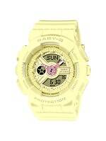 BABY-G“パステルカラー”のデジタル×アナログ腕時計、イエローケースにピンク針｜写真10