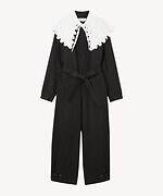 ミュベール“壁紙着想”小花柄ワンピース＆レース襟付きワークジャケット｜写真8