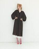 ミュベール“壁紙着想”小花柄ワンピース＆レース襟付きワークジャケット｜写真25