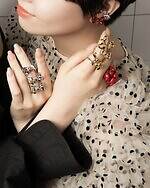 ラブ バイ イー・エム“あふれるハート”のリング＆ピアス、3連リボンのアーマーリングも｜写真31