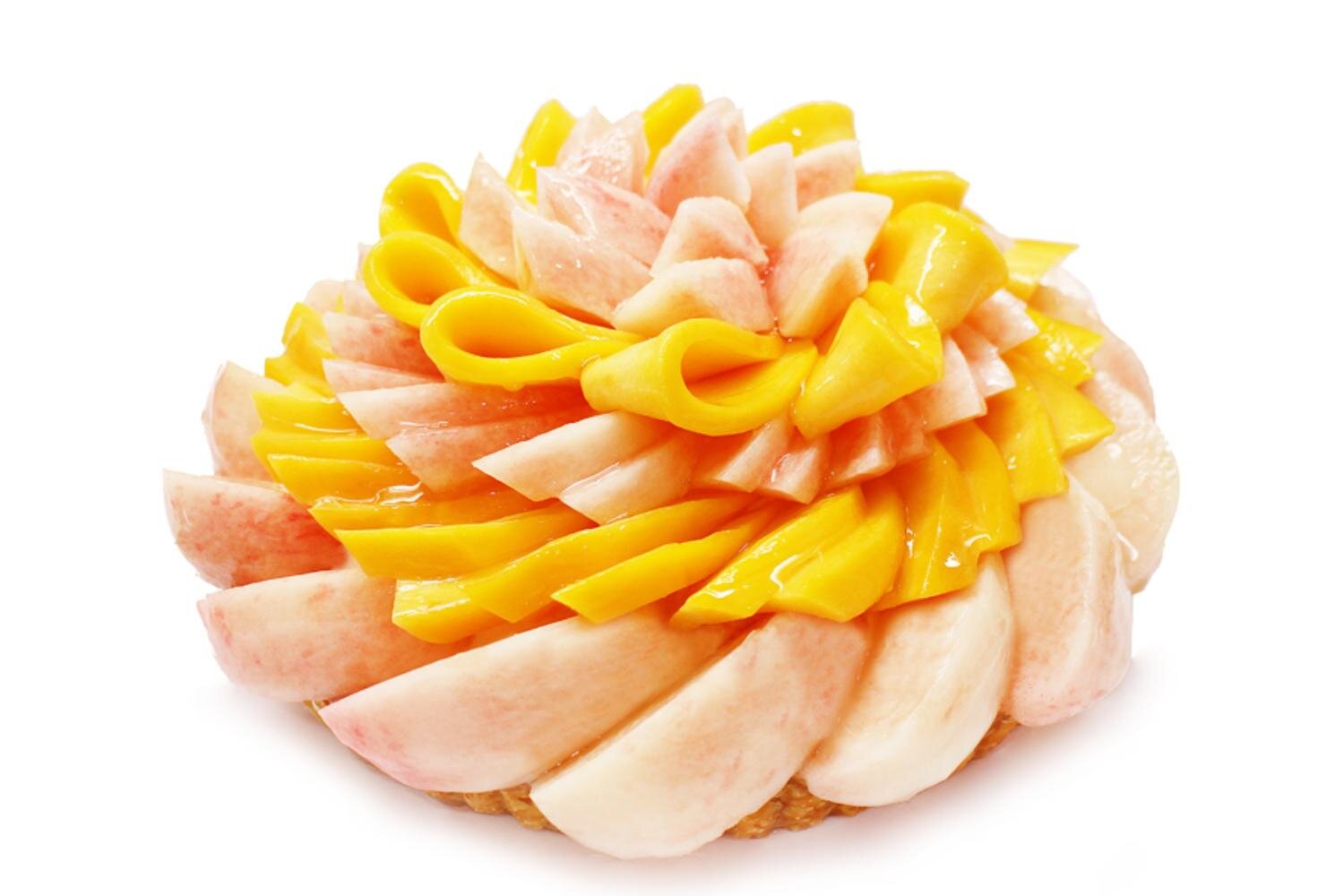 フェア｜カフェコムサ桃の限定ケーキ、芳醇な香り「黄金桃」×フロマージュブランなど