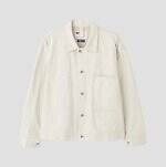 MHL.×キャントンオーバーオールズのジャケット＆パンツ、ナチュラルデニムとインディゴブルー仕立て｜写真1