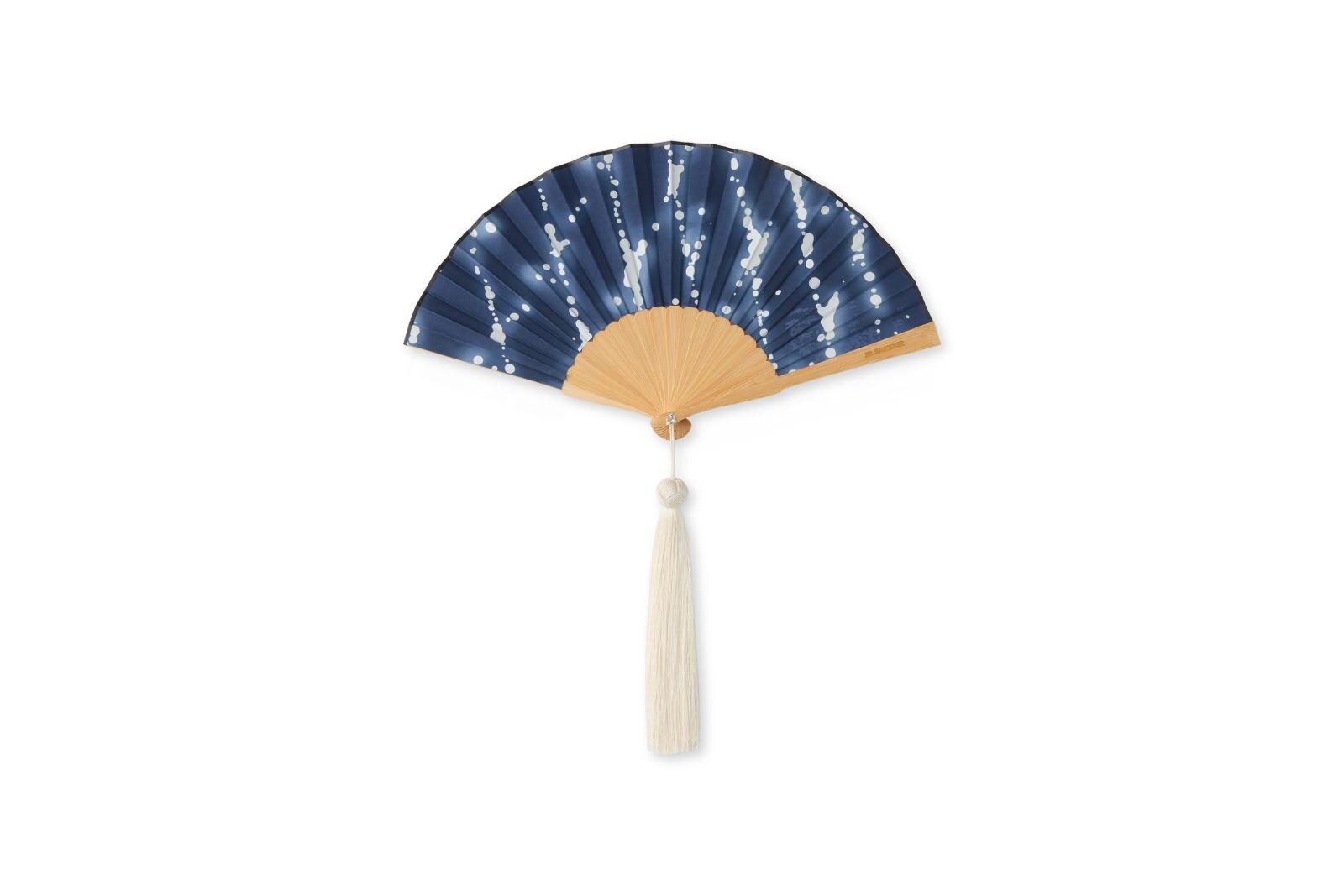 宮脇賣扇庵 × ジル サンダー 布扇子 ブルー 39,600円 ※8月下旬～展開