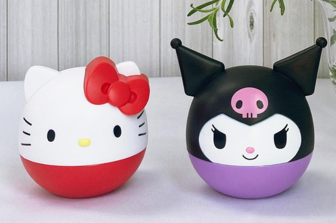 乾燥肌ケア｜サンリオ「ハローキティ＆クロミ」コロンと手のひらサイズのハンドクリーム、ピーチとグレープの香り