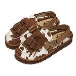 シャカから“ヘアレザー”のモカシン風サンダル、タッセル＆踵ストラップ着脱可能の4WAY｜写真1