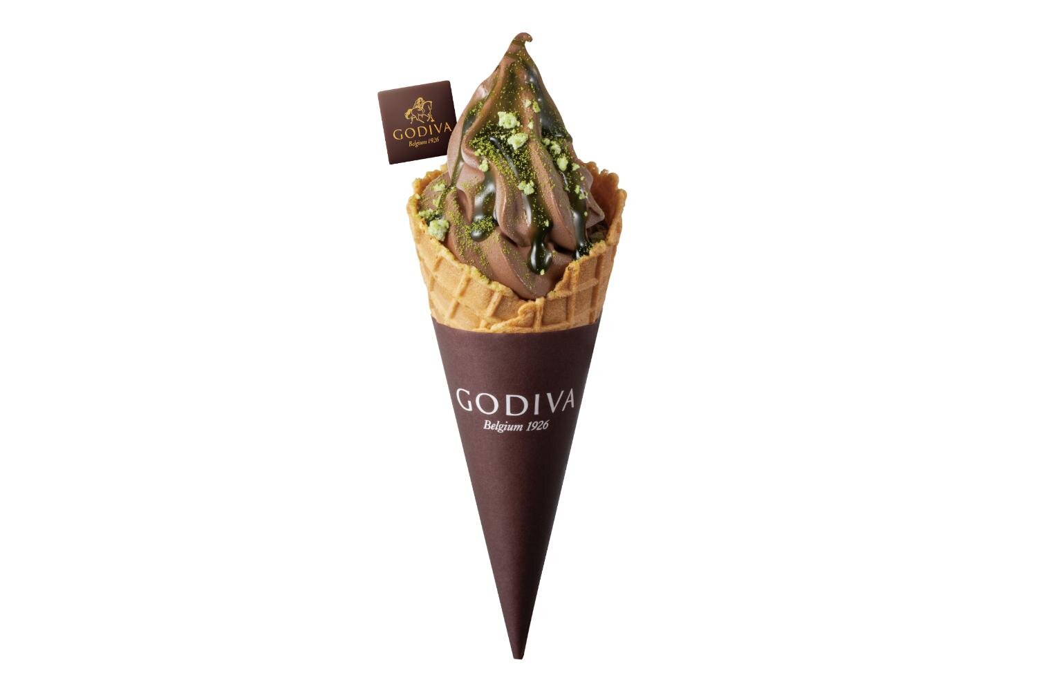 ソフトクリームダークチョコレート＆宇治抹茶アイス 864円