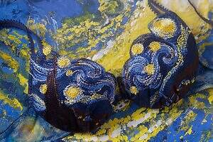 ピーチ・ジョン「巨匠のブラ」からゴッホ《星月夜》や国宝《鳥獣人物戯画》の新作、風神雷神トップスも