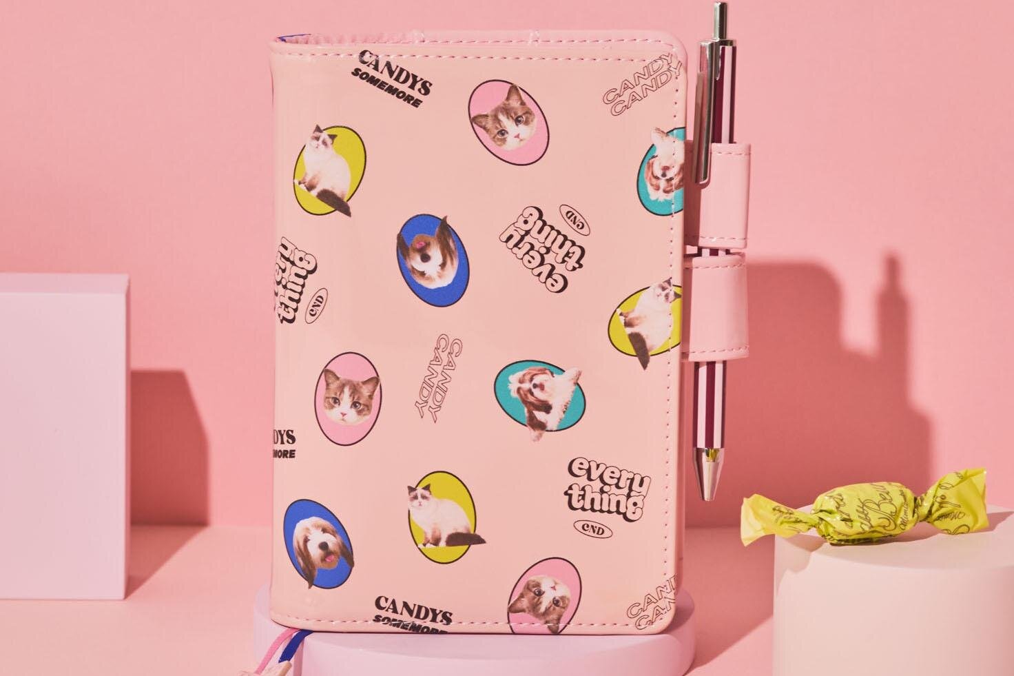 Candy Stripper 猫デザイン ほぼ日手帳 キャンディストリッパー×「ほぼ日手帳2021」“凛々しい猫