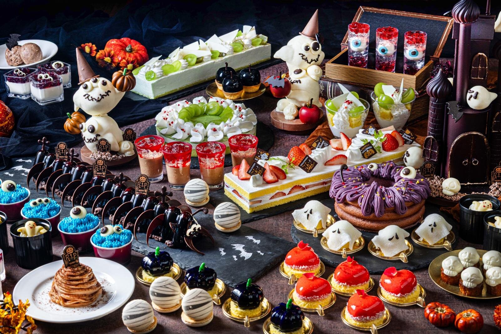 ホテルビュッフェ｜サンシャインシティプリンスホテル"ハロウィン"スイーツビュッフェ、お化けバウムクーヘン登場