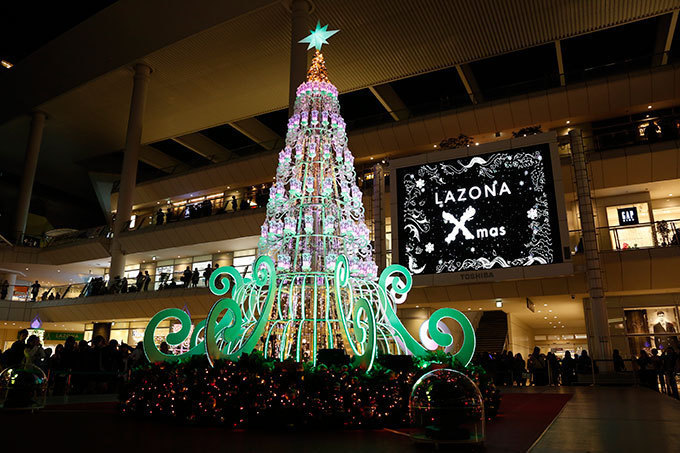 3dサウンドで 音と光のイルミネーションを ラゾーナ川崎のクリスマス ファッションプレス