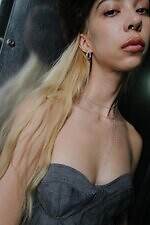 ボーニー”ゴールドリング”煌めくシルバーチェーンブレスレット＆カラビナ型フープピアス｜写真33