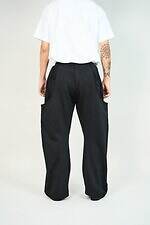 ネヴァーフォーゲット×ウィズムのワイドパンツ、ダイナミックにU字を描くシームポケット｜写真4