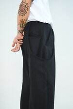 ネヴァーフォーゲット×ウィズムのワイドパンツ、ダイナミックにU字を描くシームポケット｜写真5