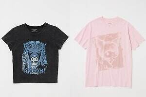 マウジー×クロミ、大胆プリントのヴィンテージ風Tシャツやシルバーキーチャーム | マウジー