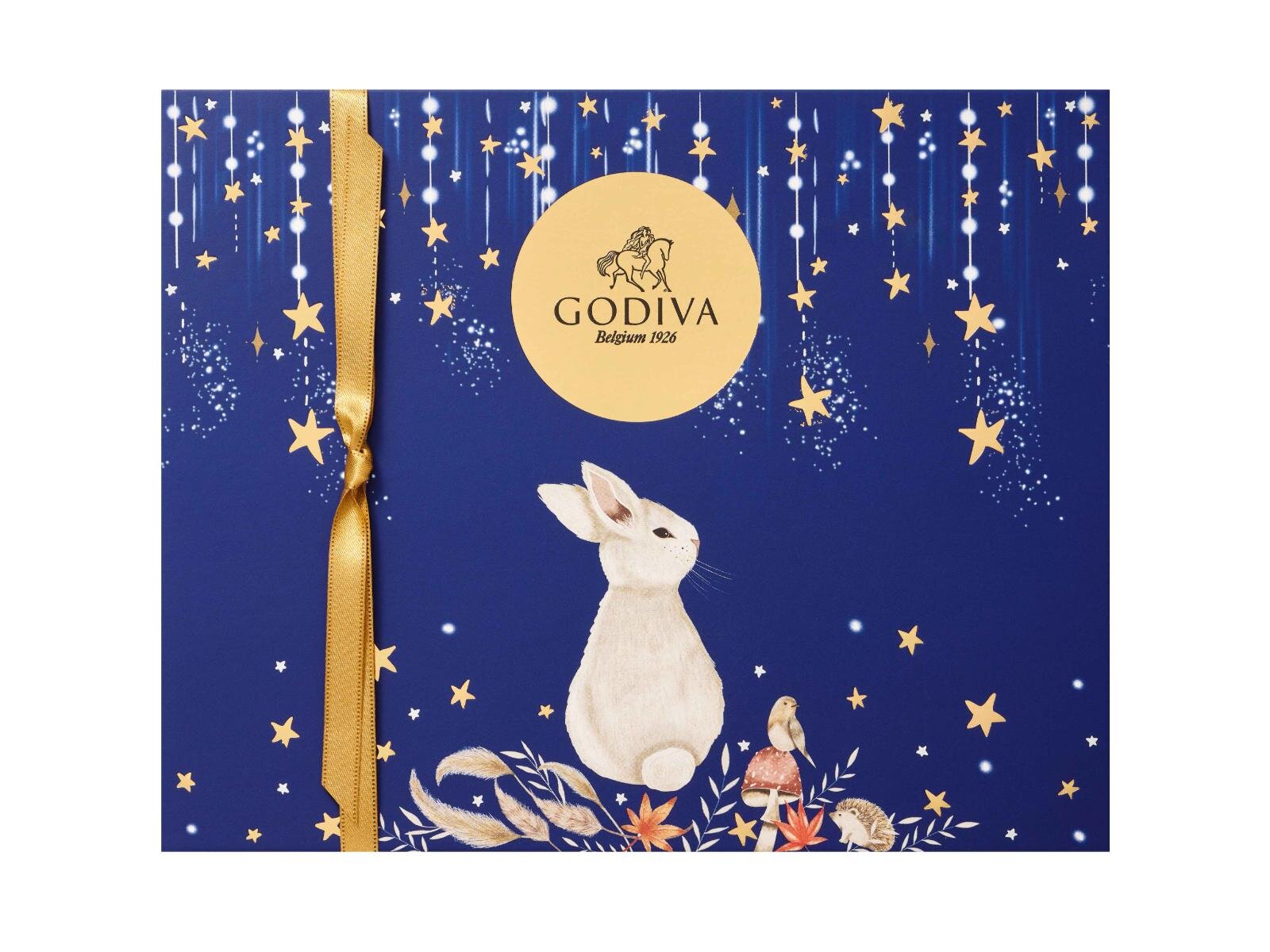 ゴディバ"白ウサギ型やスイーツポテト風”のお月見チョコレート、秋の満月見上げるうさぎボックスで｜写真11