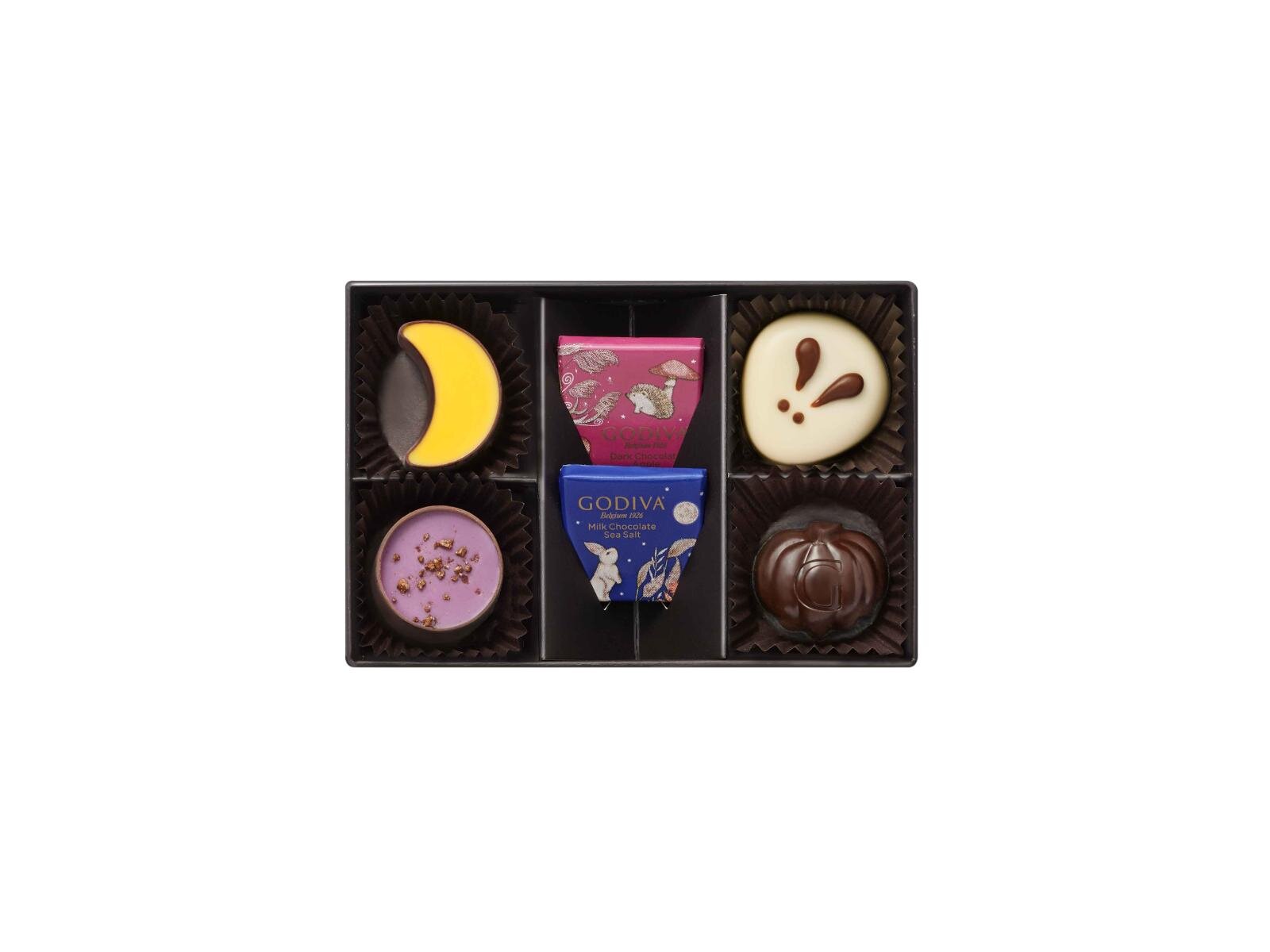 ゴディバ"白ウサギ型やスイーツポテト風”のお月見チョコレート、秋の満月見上げるうさぎボックスで｜写真6