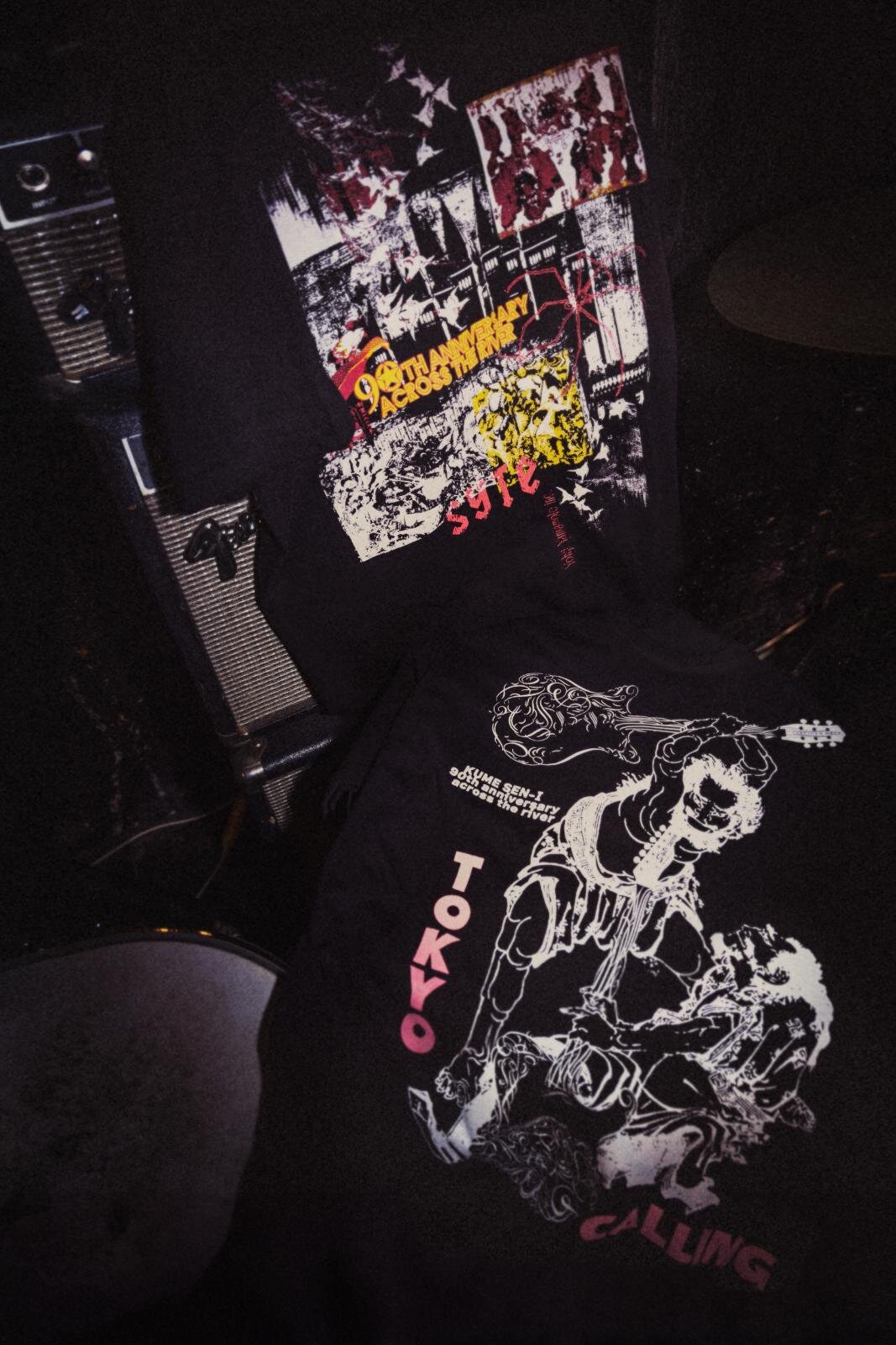 Hokusai × oi by Hypnosis hommage T-shirt 9,020円 Hokusai × Love Guitar Tokyo Calling T-shirt 9,020円
