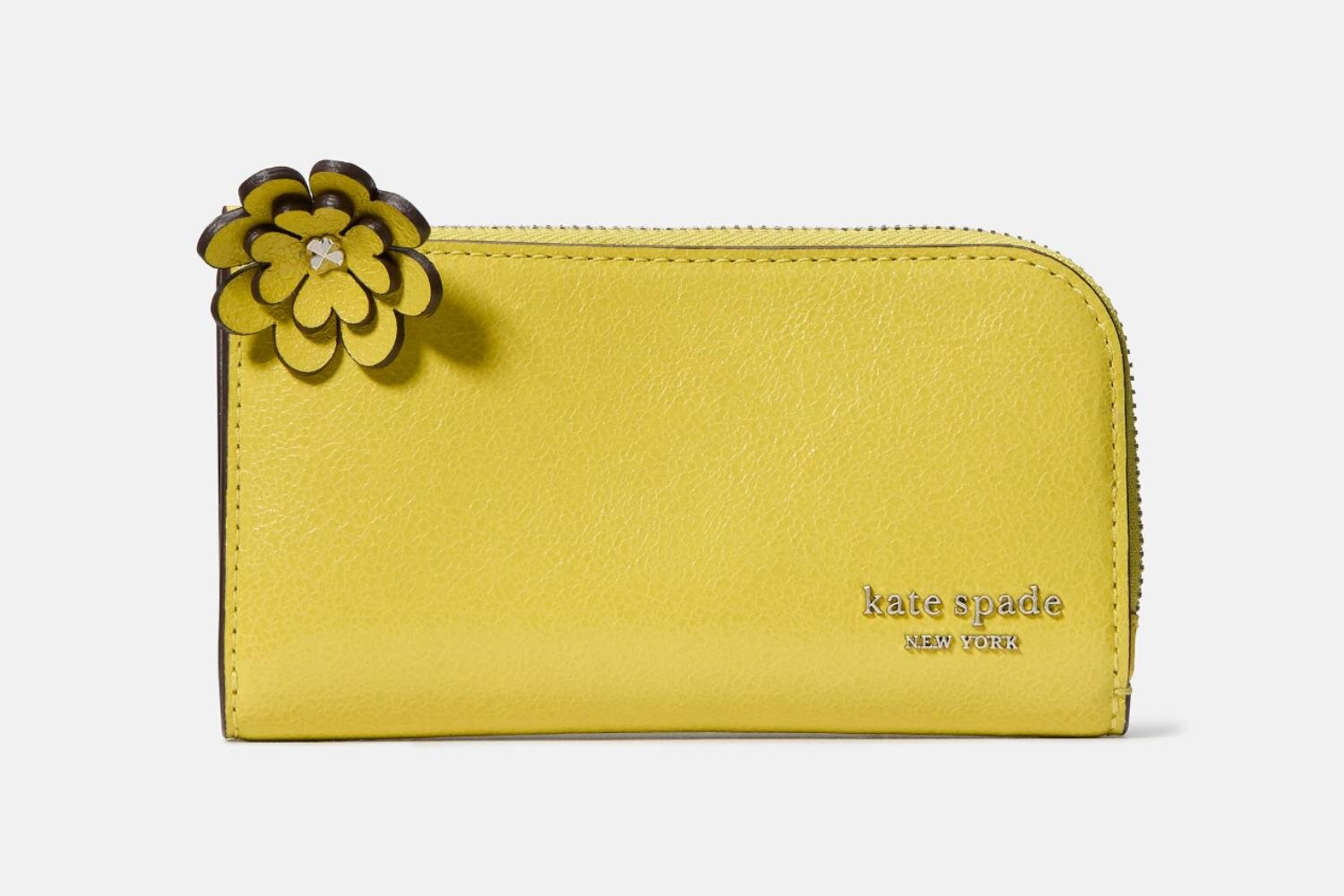KATE SPADE NEW YORK ケイトスペード 財布 ケイト・スペード25年秋小物、くすみピンクの“Kハードウエア