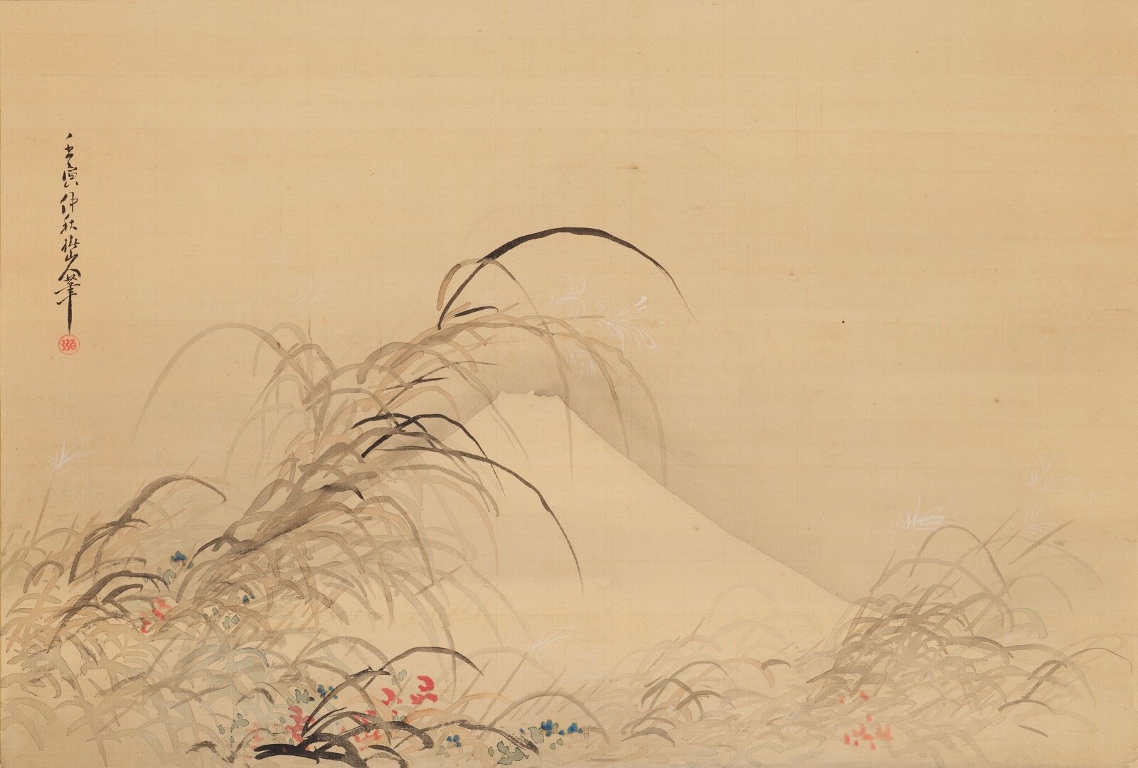 椿椿山筆 《不二山図》 兵庫県立美術館蔵