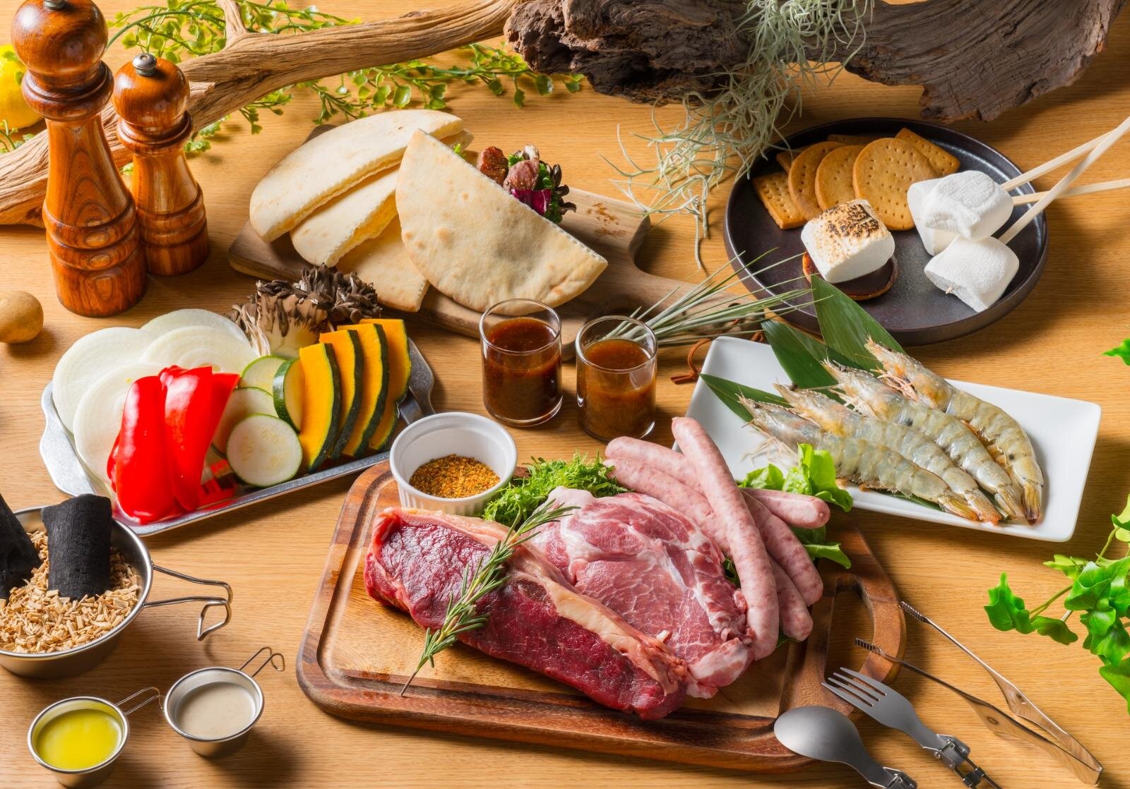 「THE FOREST BBQ」料理一例